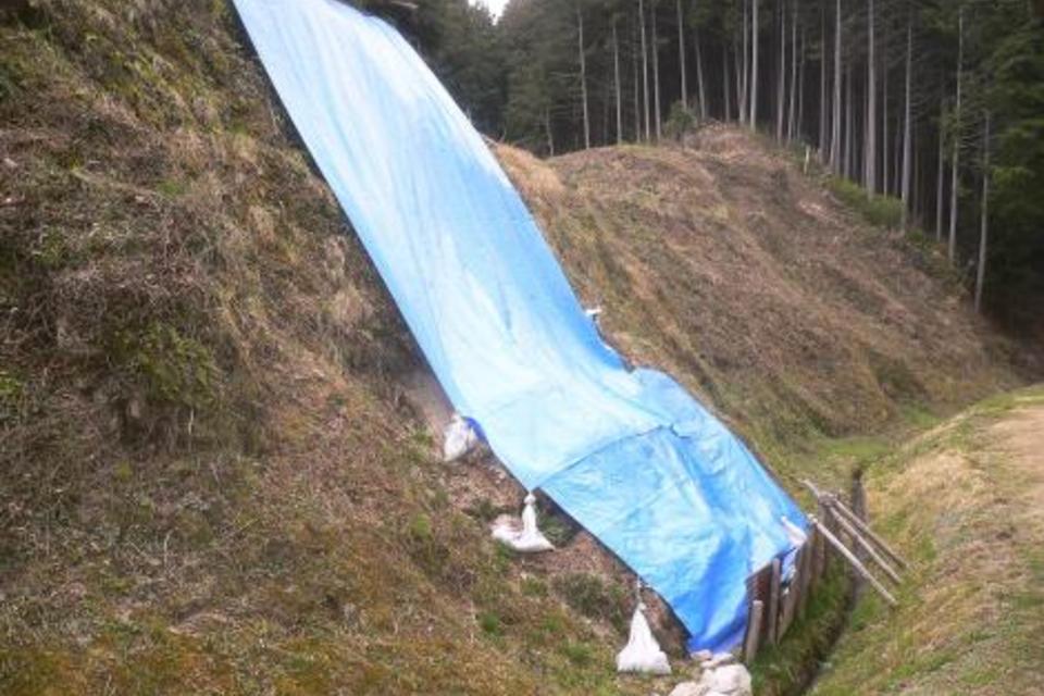 法面ブロック積工事の画像